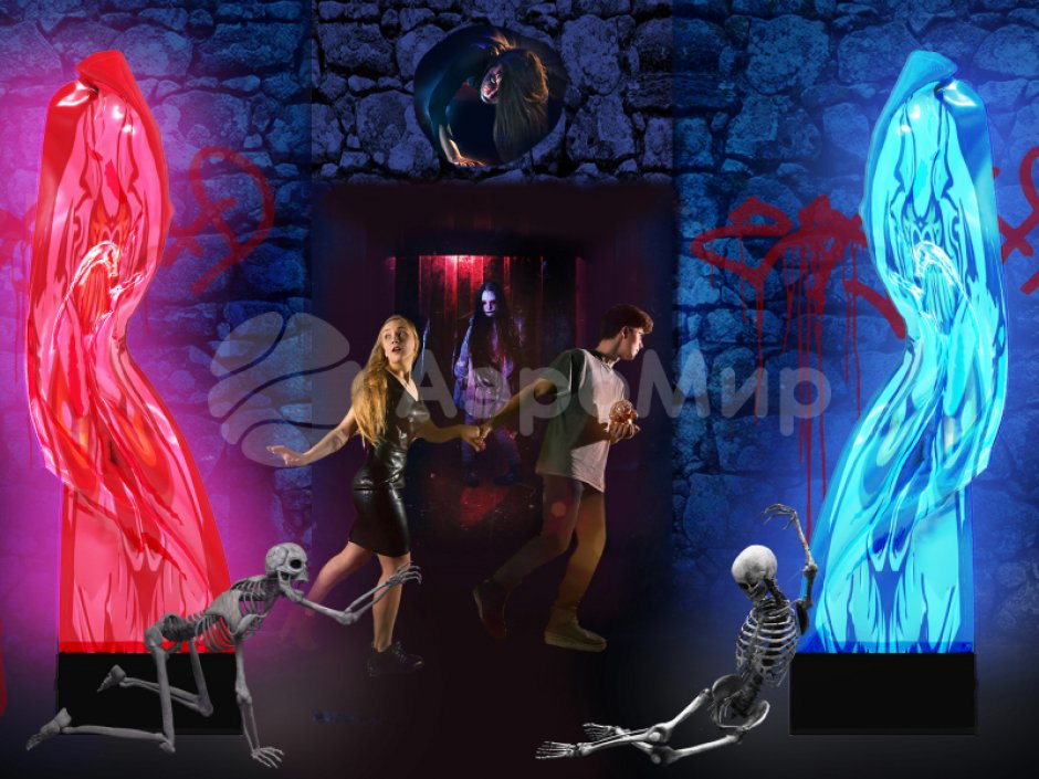 Имитация пламени в игровую и квест комнату