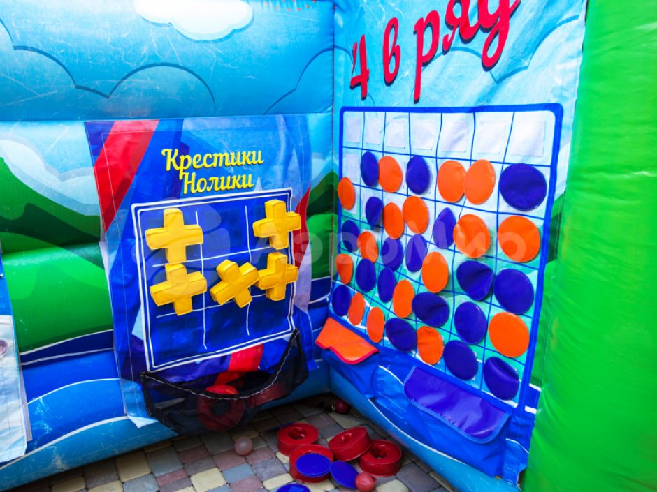 Надувной игровой комплекс «Радуга» — центр развлечения детей для бизнеса