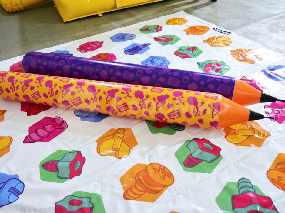 Командный игровой реквизит Гигантский надувной карандаш — мегакарандаш