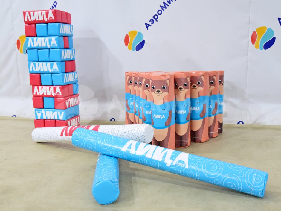 Гигантская дженга — популярная игра формата XXL