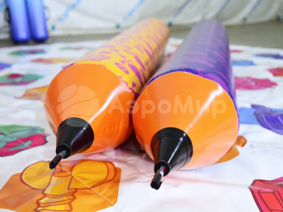 Командный игровой реквизит Гигантский надувной карандаш — мегакарандаш