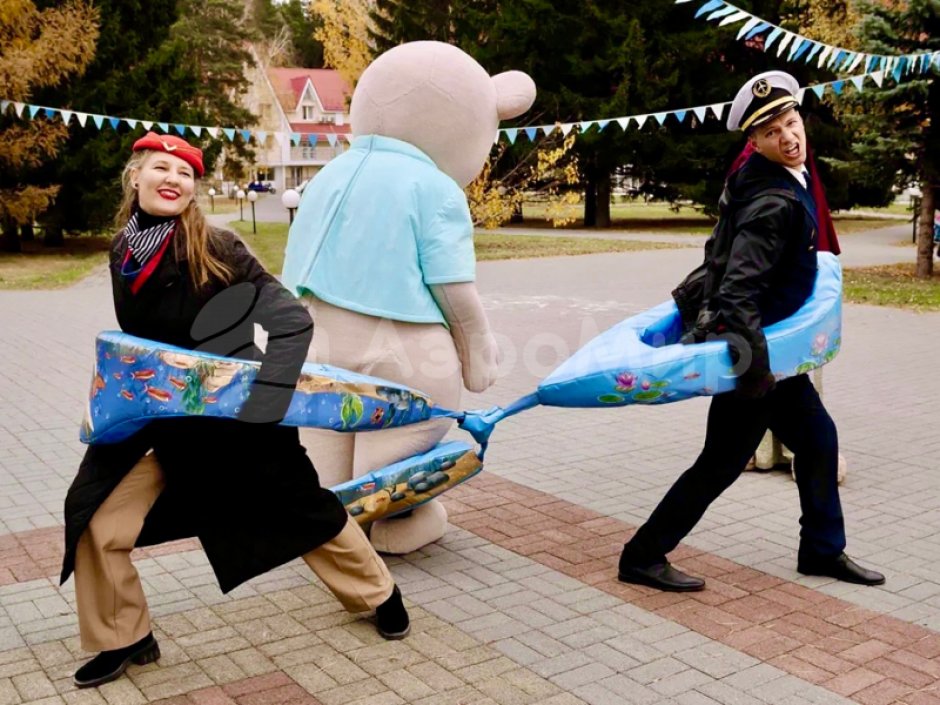 Тянучка на троих