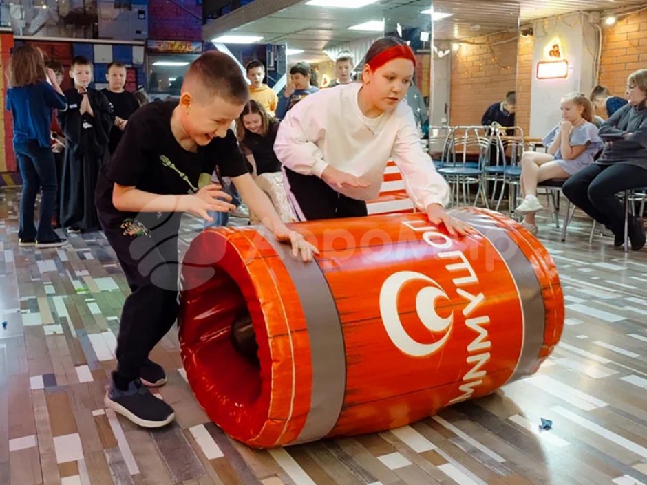 Игровой аттракцион бочка, Челябинск