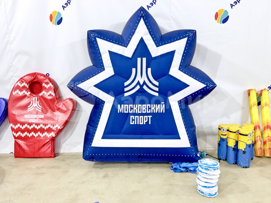 Надувной дартс  Снежинка