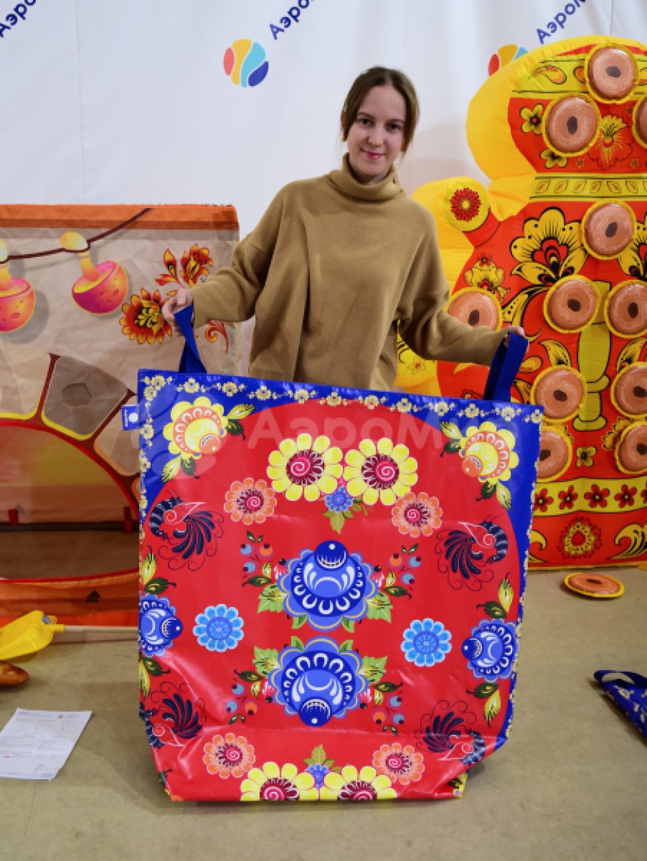 Игровой реквизит Бег в мешках — эстафета для взрослых и детей