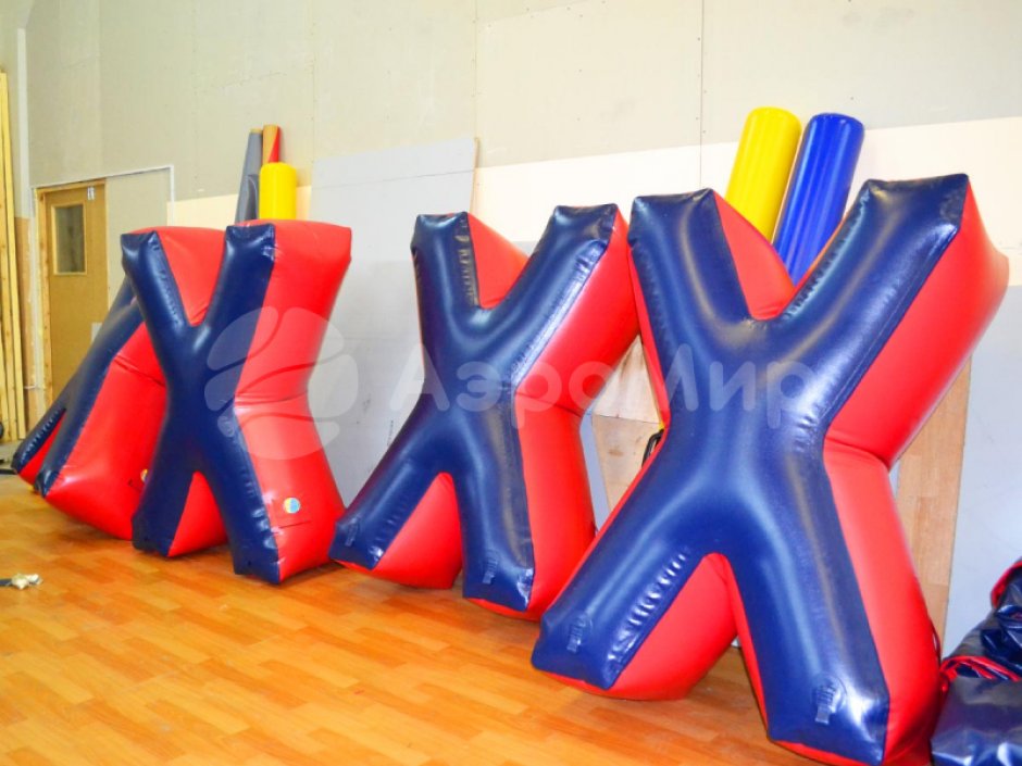 Надувная тактическая фигура Икс мини (X mini) для игры в пейнтбол, нёрф, лазертаг и арчеритаг