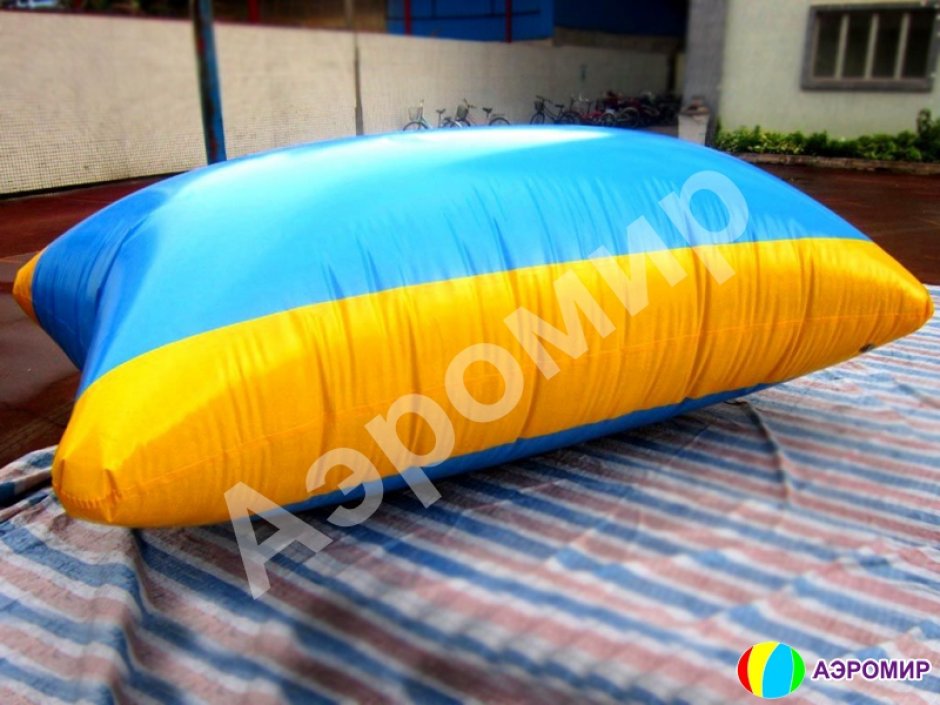 Водный аттракцион 4 в 1 блоб-катапульта, надувная платформа, бревно и горка