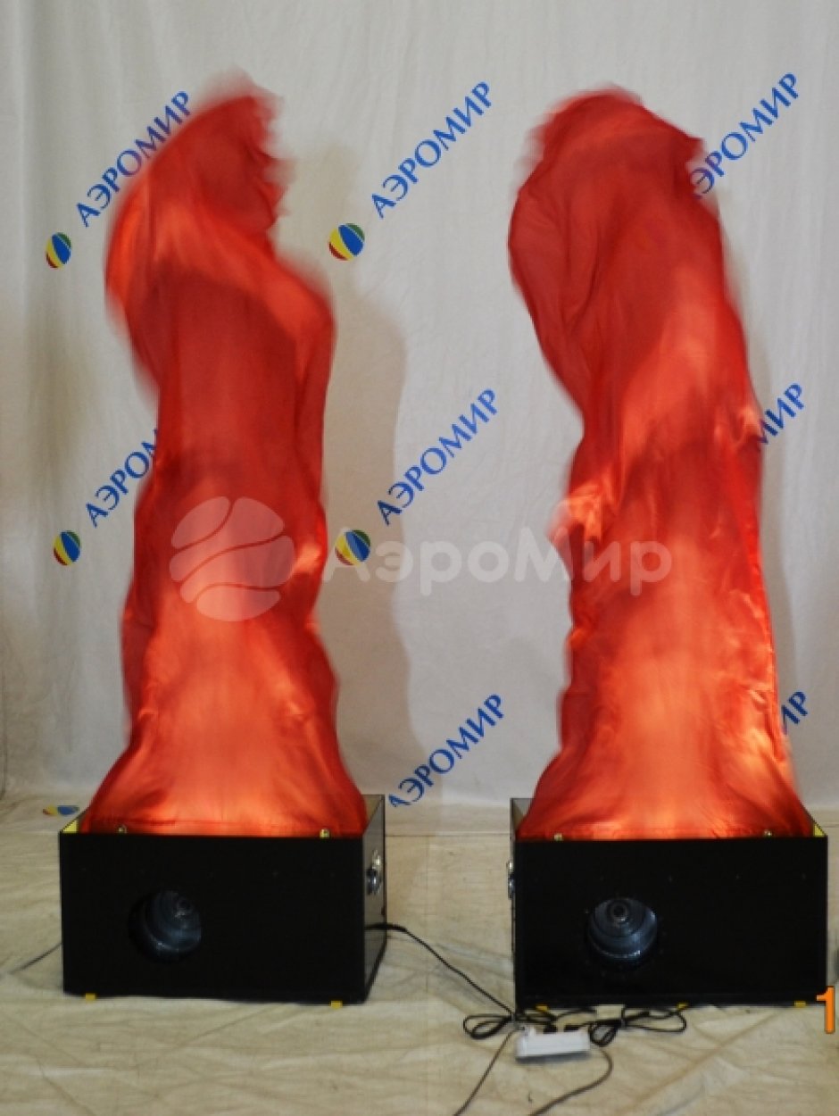 Имитация пламени — Красный цвет