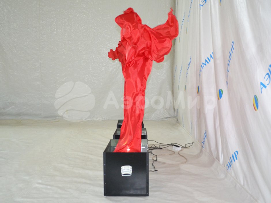 Аэрофонтан — динамическая фигура, имитирующее холодное пламя