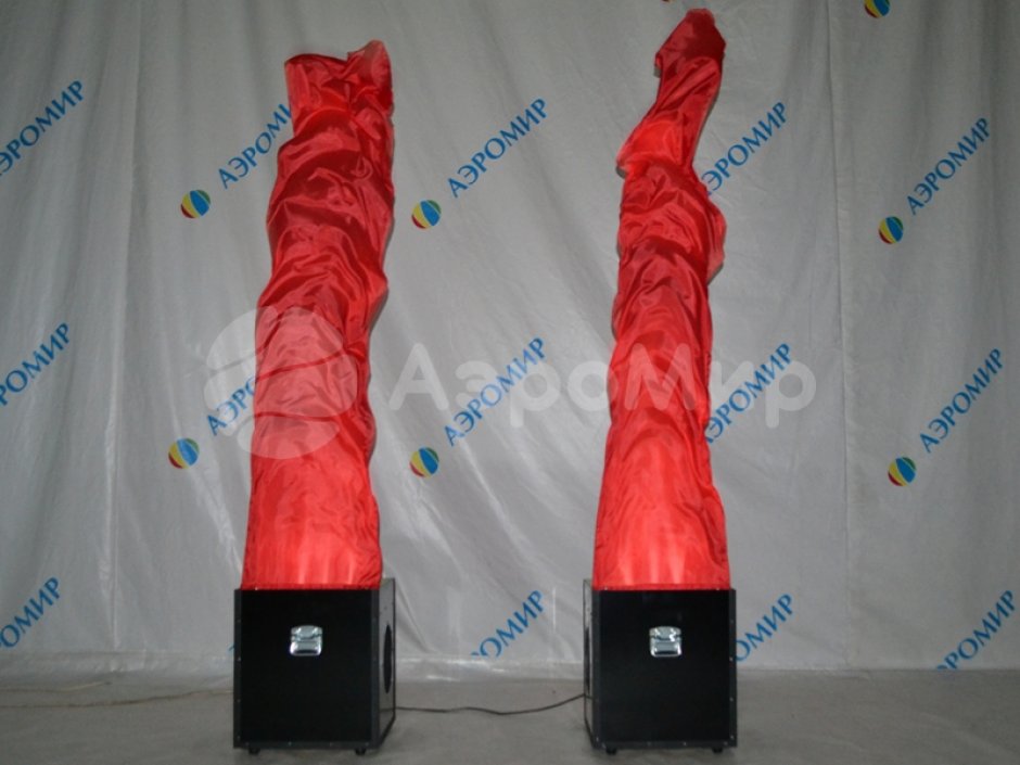 Имитация пламени — Красный цвет