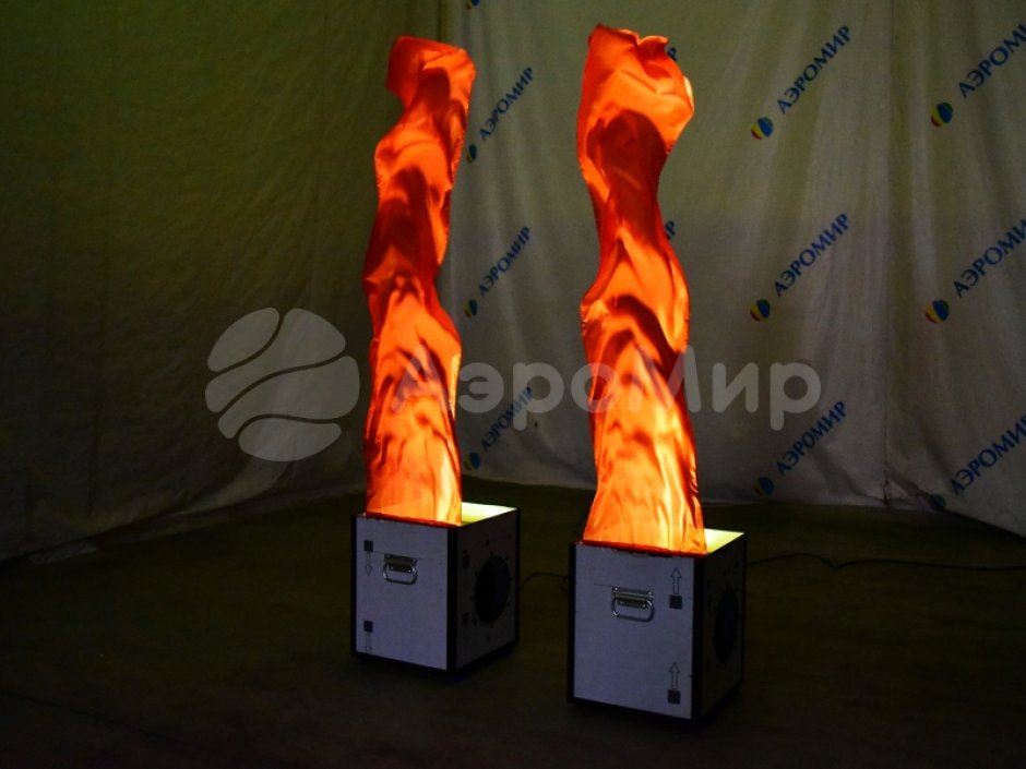 Имитация пламени — Красный цвет