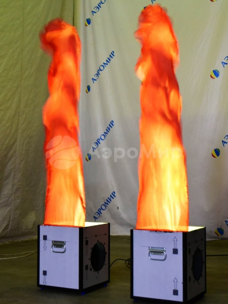 Имитация пламени — Красный цвет