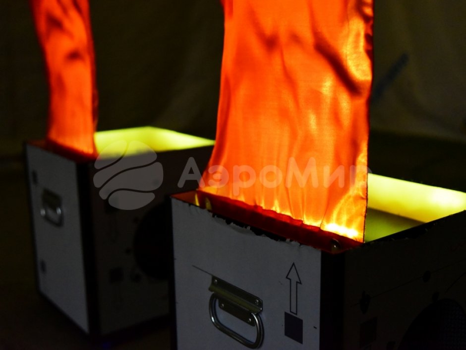 Имитация пламени — Красный цвет