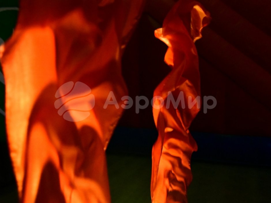 Имитация пламени — торжественное оформление 9 мая