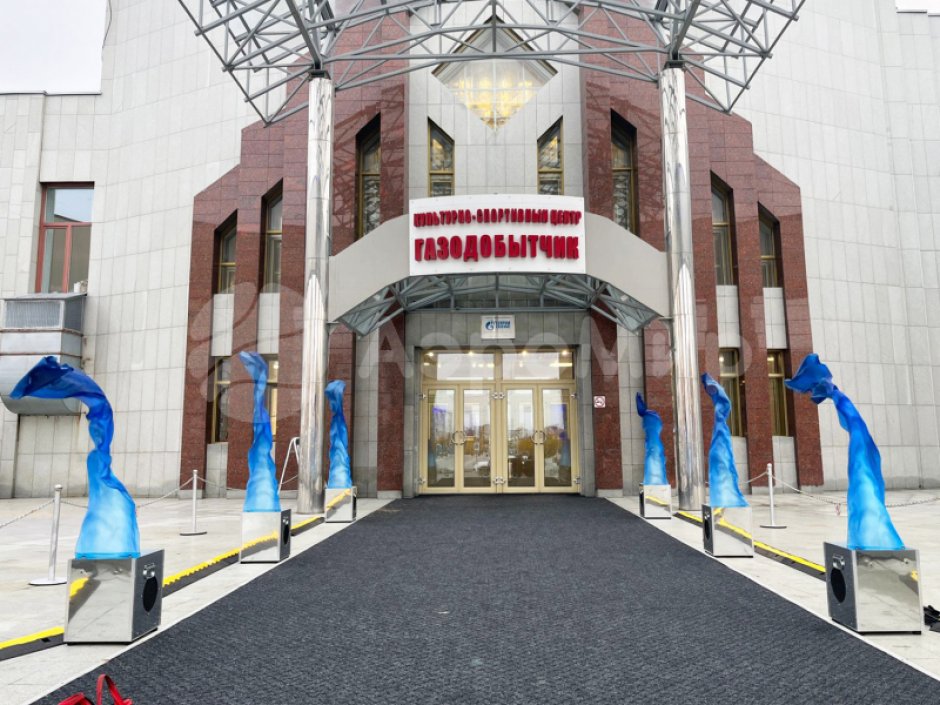 Имитация пламени — однотонный материал (без печати) либо полноцвет