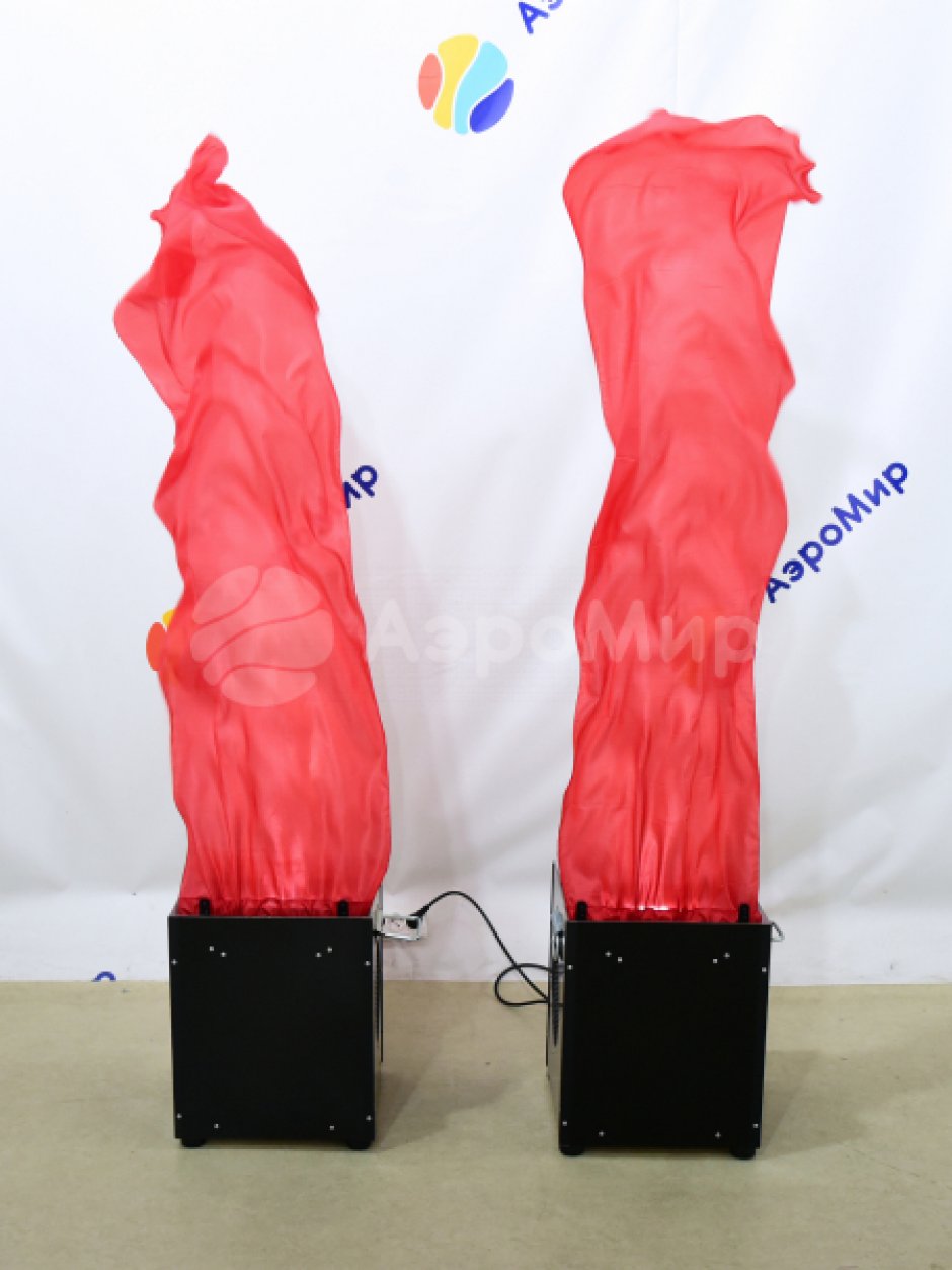 Имитация пламени — однотонный материал (без печати) либо полноцвет