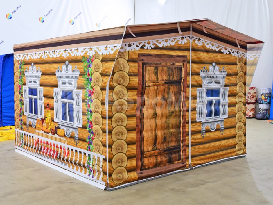 Каркасная палатка шатёр 2,7 х 2,7 м — металлокаркас, материал оксфорд + ПВХ