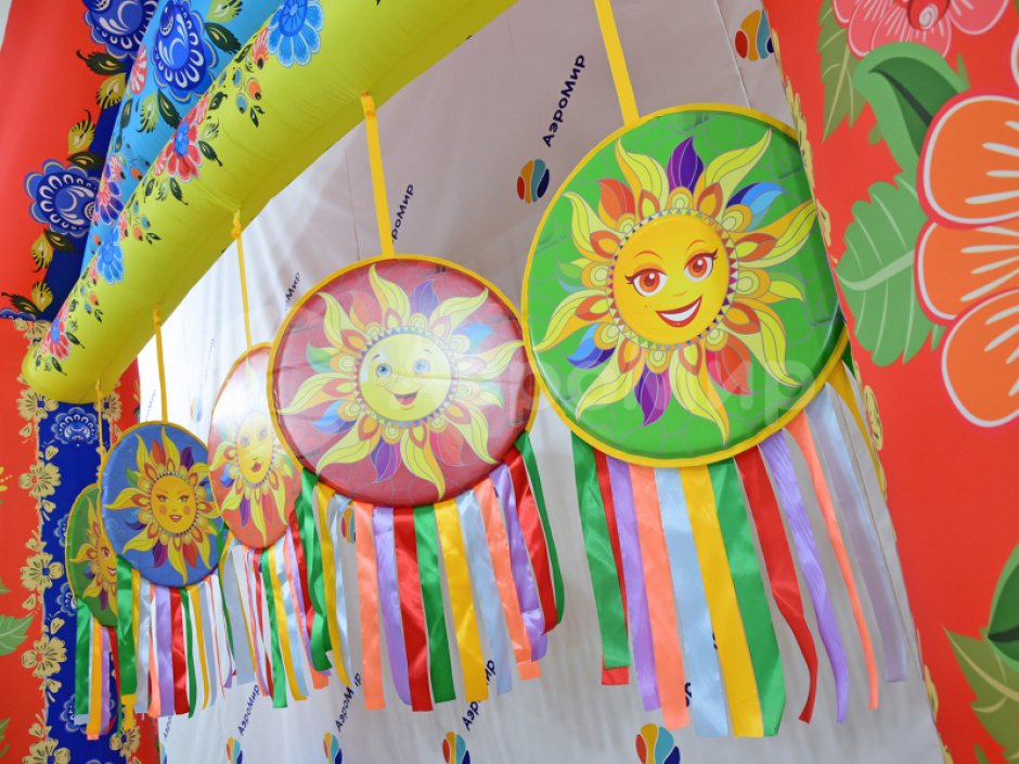 Солнышко с лентами — на Масленицу, Ярмарку или Выставку