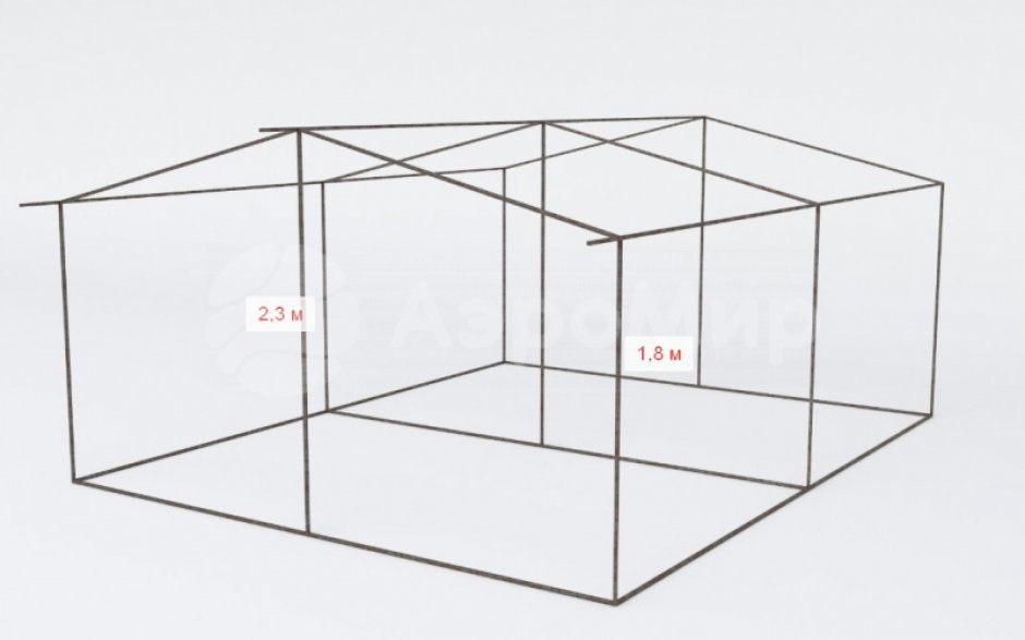 Каркасная палатка-шатер