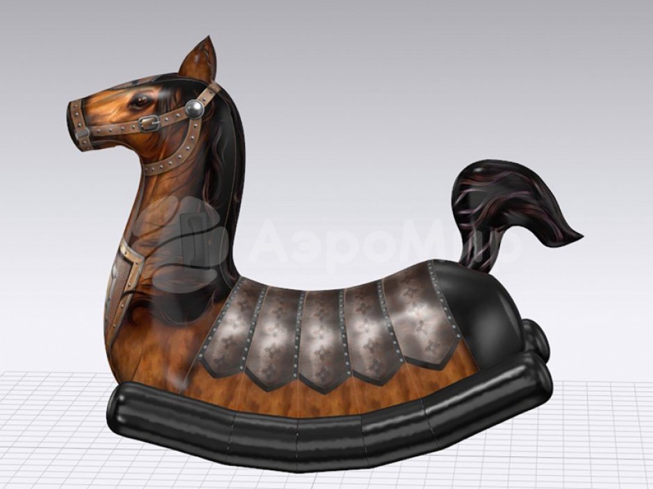 Игровой надувной конь для корпоративных мероприятий