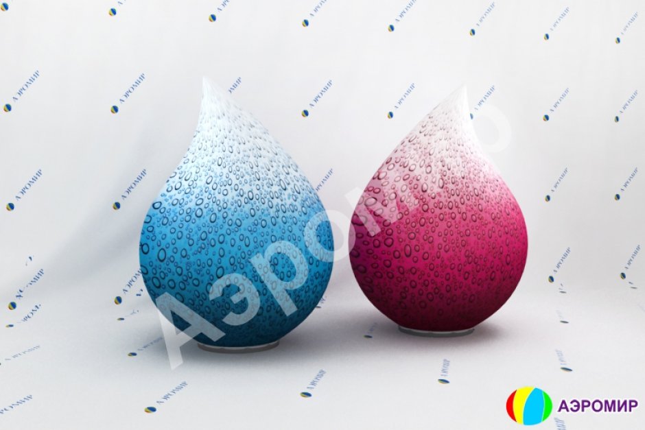 Надувной шар капля для рекламы, выставки или event