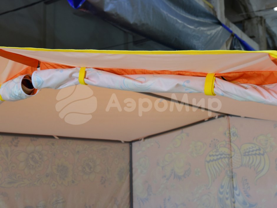 Каркасная палатка 2,0 х 2,0 м — металлокаркас, материал оксфорд + ПВХ