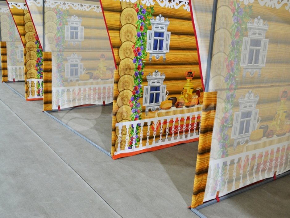 Каркасная палатка 2,0 х 2,0 м — металлокаркас, материал оксфорд + ПВХ