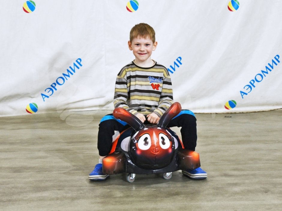 Детские мягкие игрушки-каталки Зверюшки