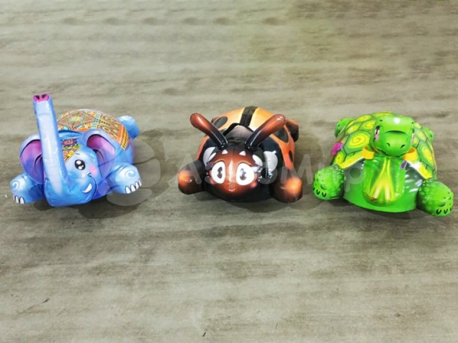 Детские мягкие игрушки-каталки Зверюшки