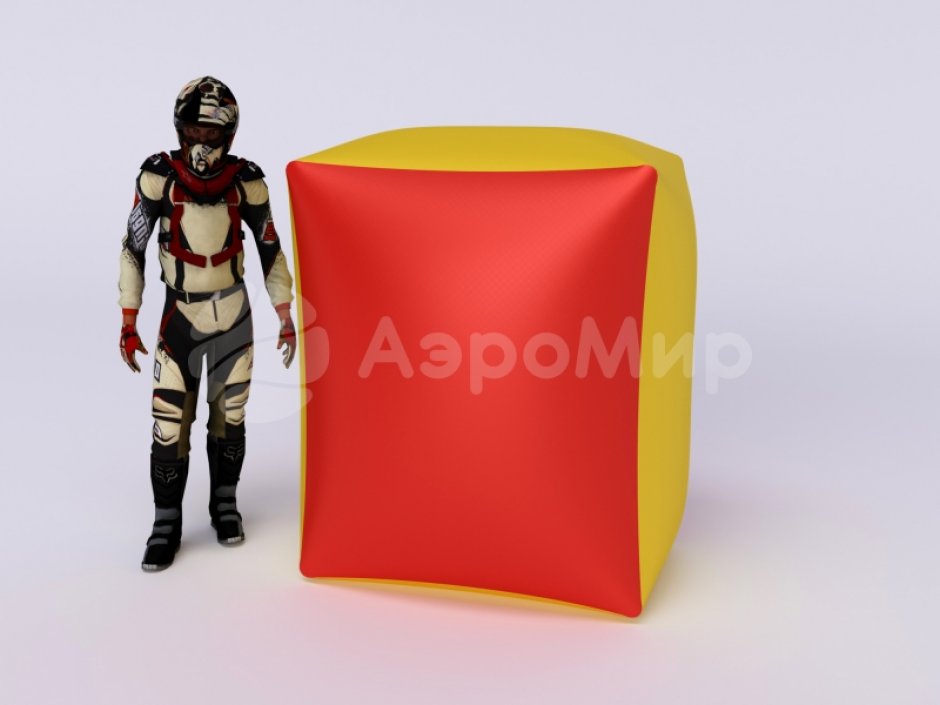 Надувная тактическая фигура кирпич (brick) для игры в пейнтбол, нёрф, лазертаг и арчеритаг