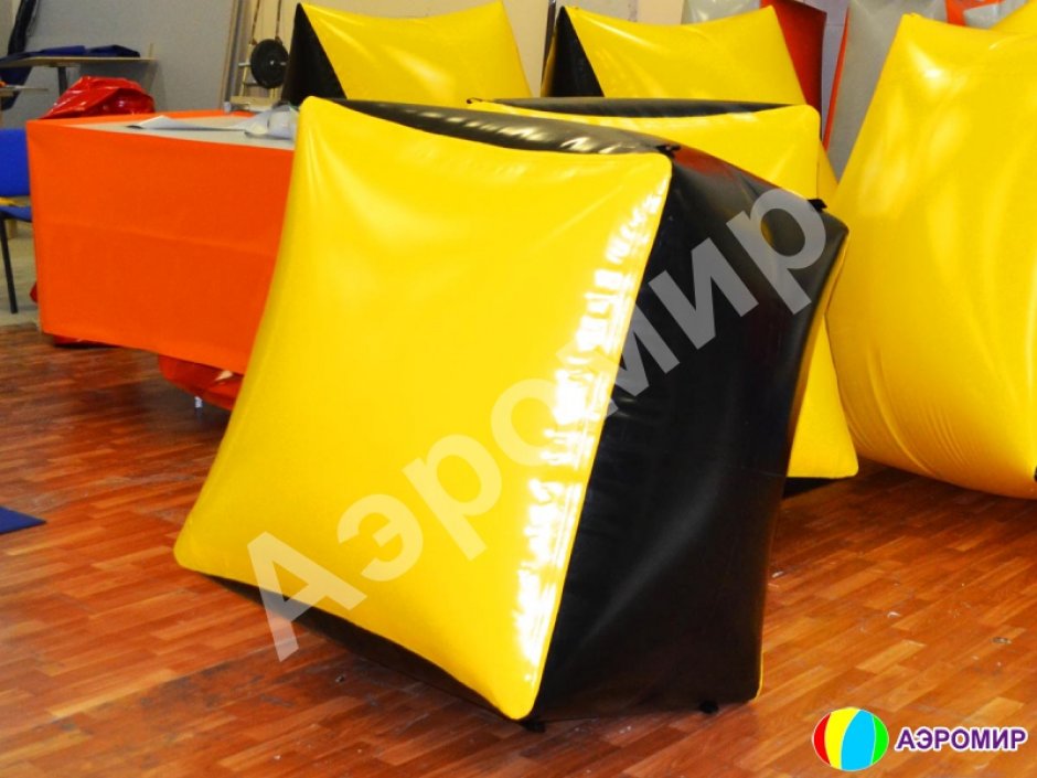 Надувная тактическая фигура кирпич (brick) для игры в пейнтбол, нёрф, лазертаг и арчеритаг