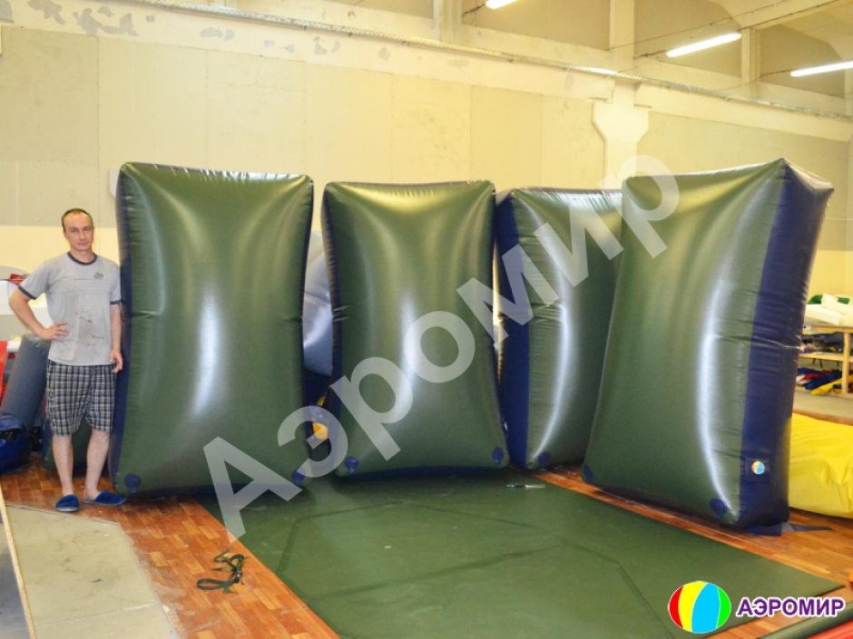 Надувная тактическая фигура кирпич (brick) для игры в пейнтбол, нёрф, лазертаг и арчеритаг