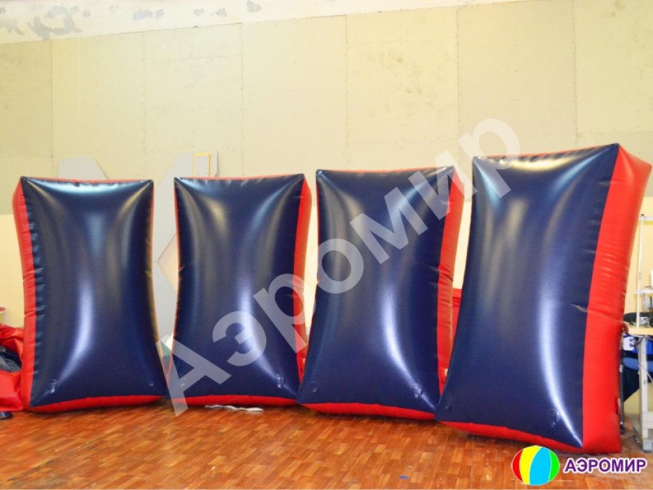 Надувная тактическая фигура кирпич (brick) для игры в пейнтбол, нёрф, лазертаг и арчеритаг