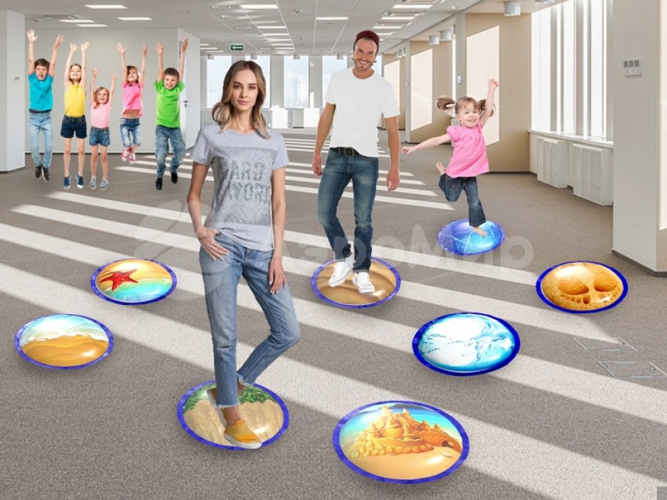 Кочки — командный аттракцион