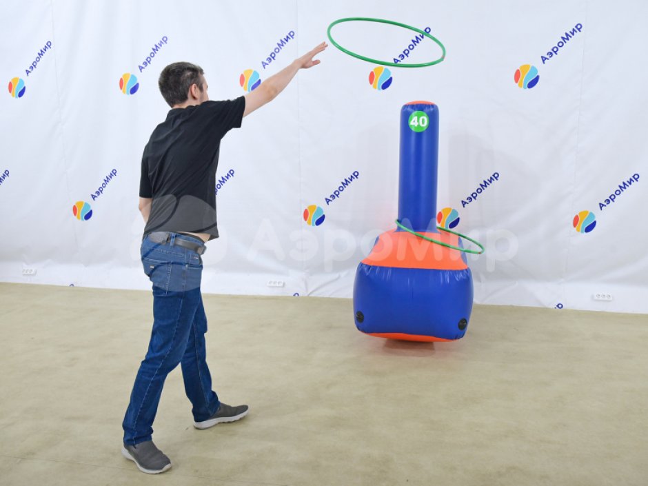 Кольцеброс Столбик — составной игровой реквизит на меткость