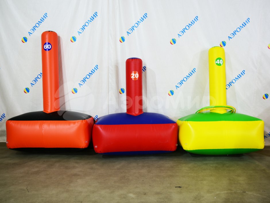 Кольцеброс Столбик — составной игровой реквизит на меткость