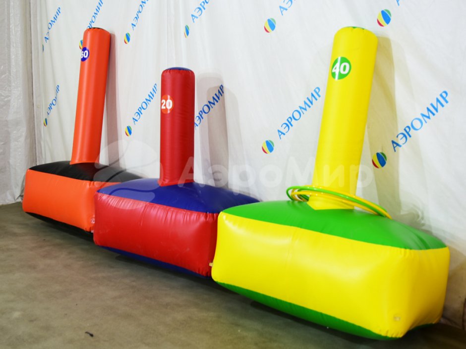 Кольцеброс Столбик — составной игровой реквизит на меткость