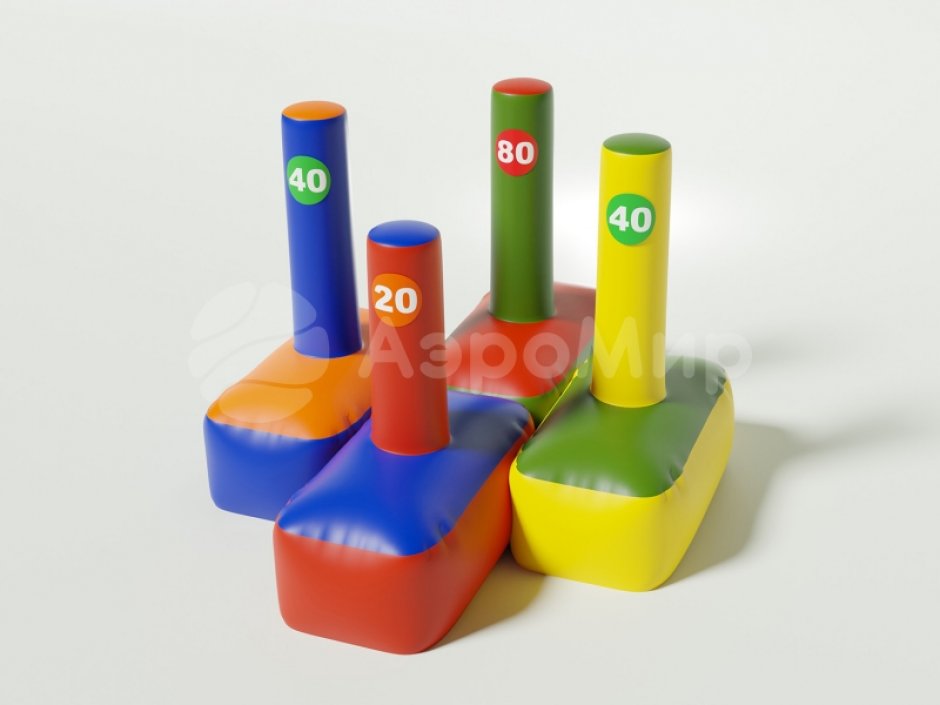 Кольцеброс Столбик — составной игровой реквизит на меткость