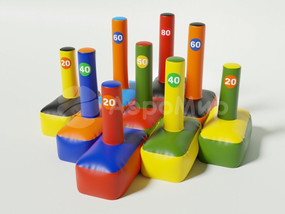 Кольцеброс Столбик — составной игровой реквизит на меткость