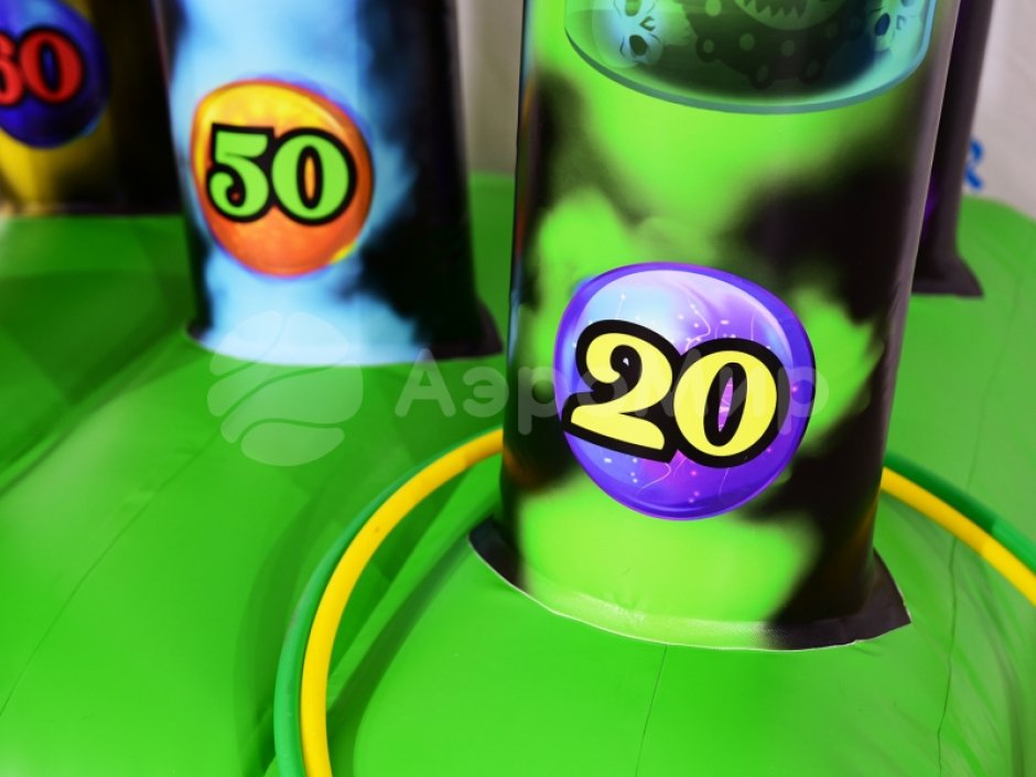 Командный игровой реквизит Надувной кольцеброс Столбики