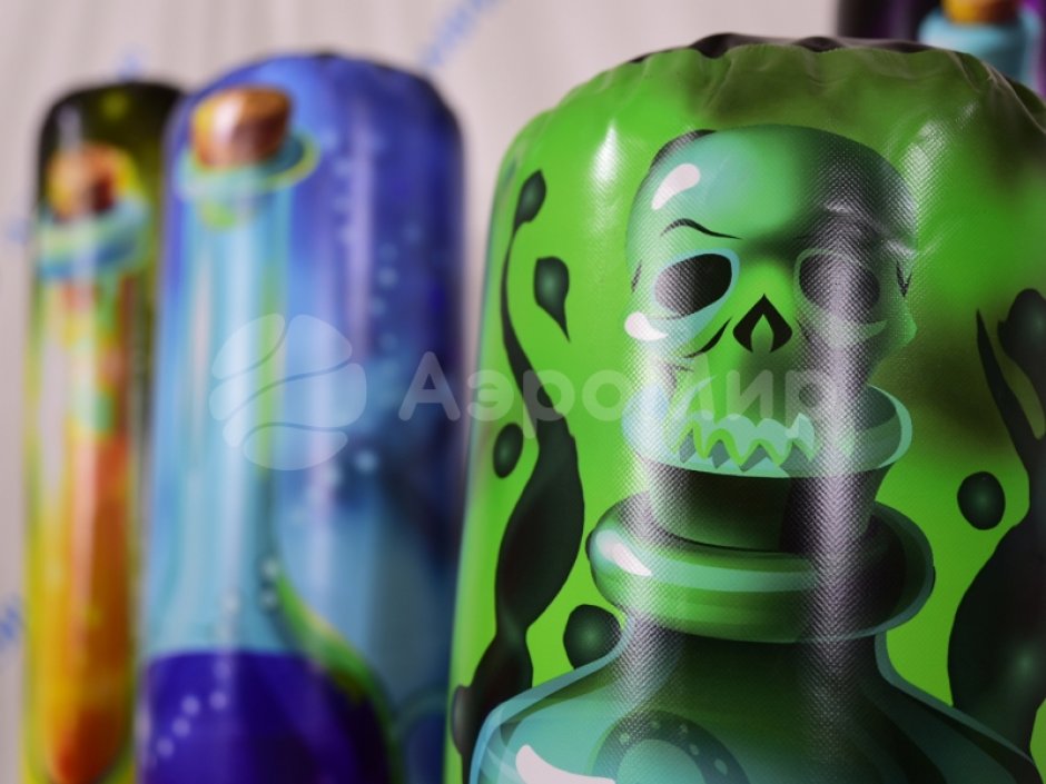 Командный игровой реквизит Надувной кольцеброс Столбики