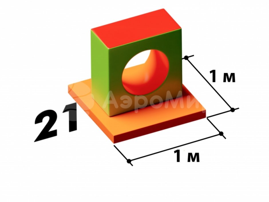 Мягкий игровой модуль Кольцо - элемент мягкой полосы