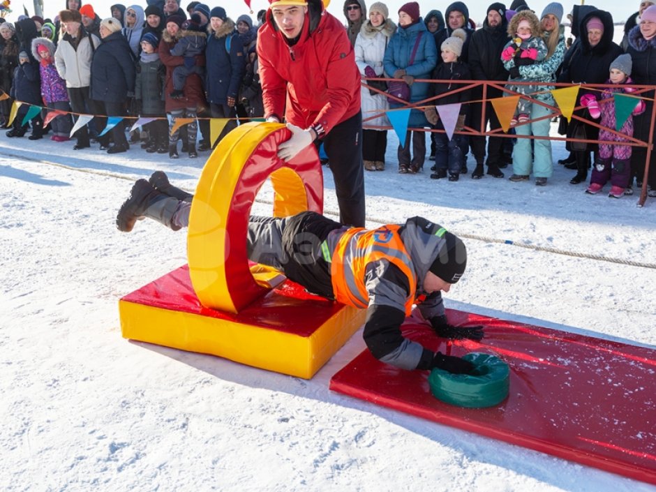 Аттракцион Колечко — элемент спортивной полосы препятствий