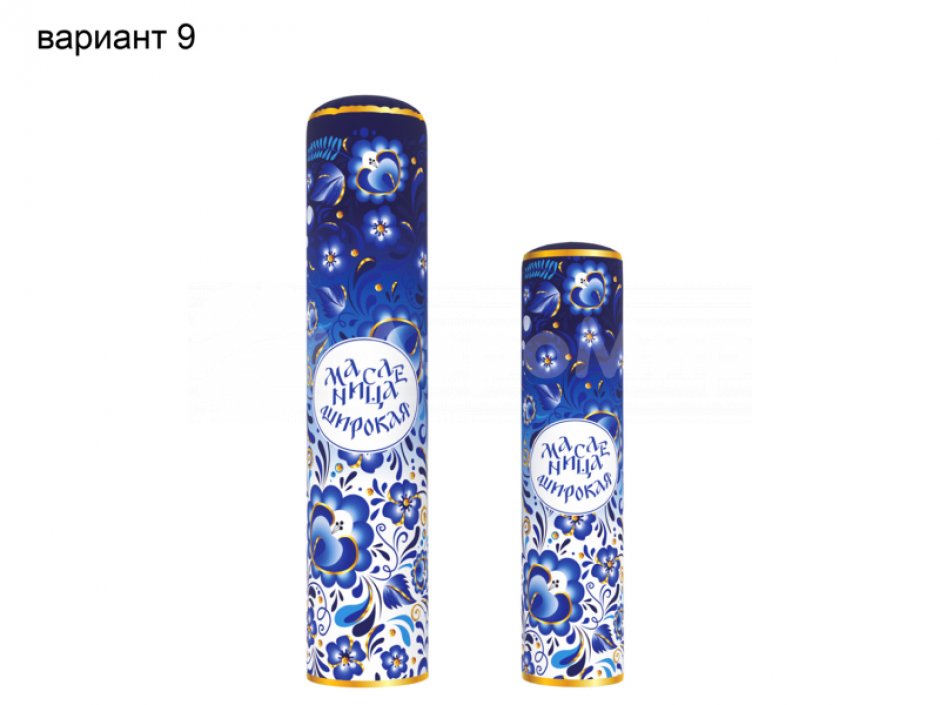 Колонна Масленица — надувная фигура столб с подсветкой