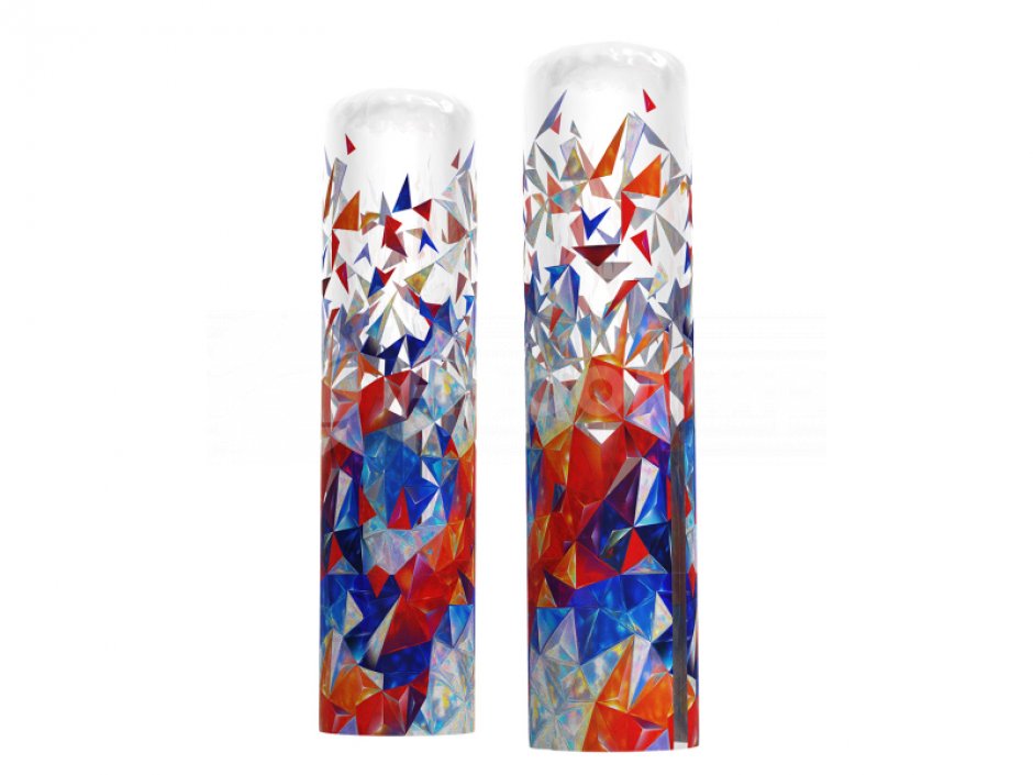 Прозрачная надувная колонна