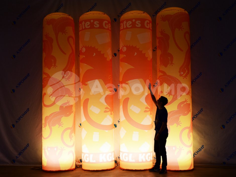 Надувная колонна — для рекламы и оформления мероприятий