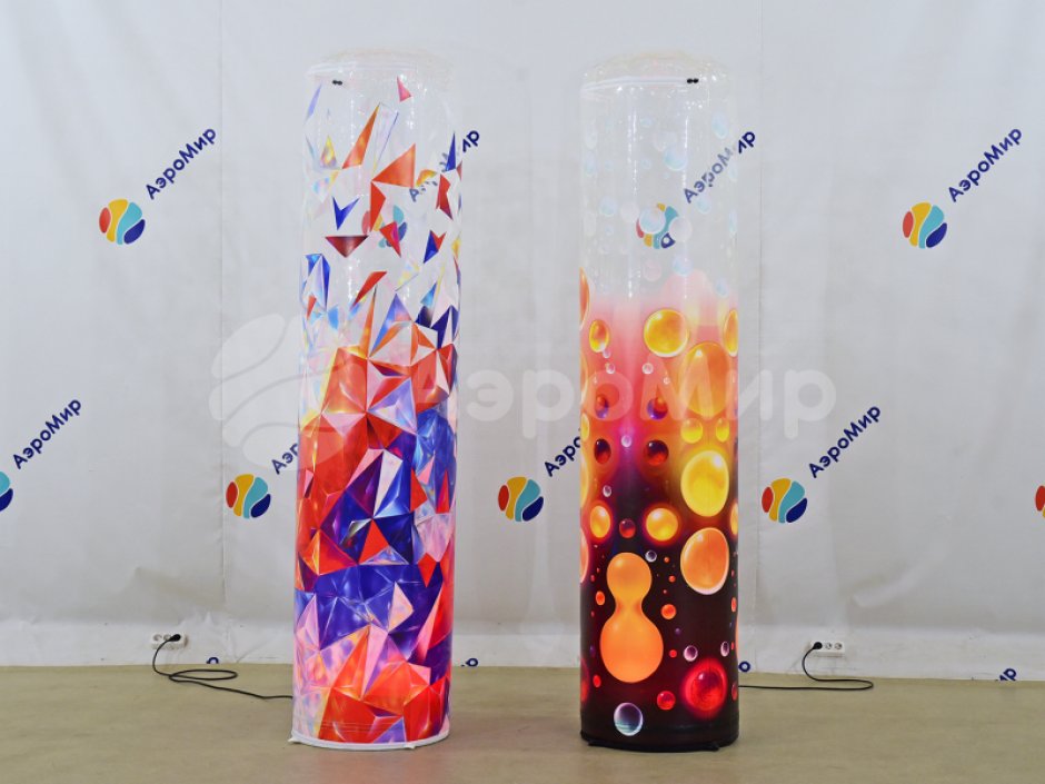 Прозрачная надувная колонна