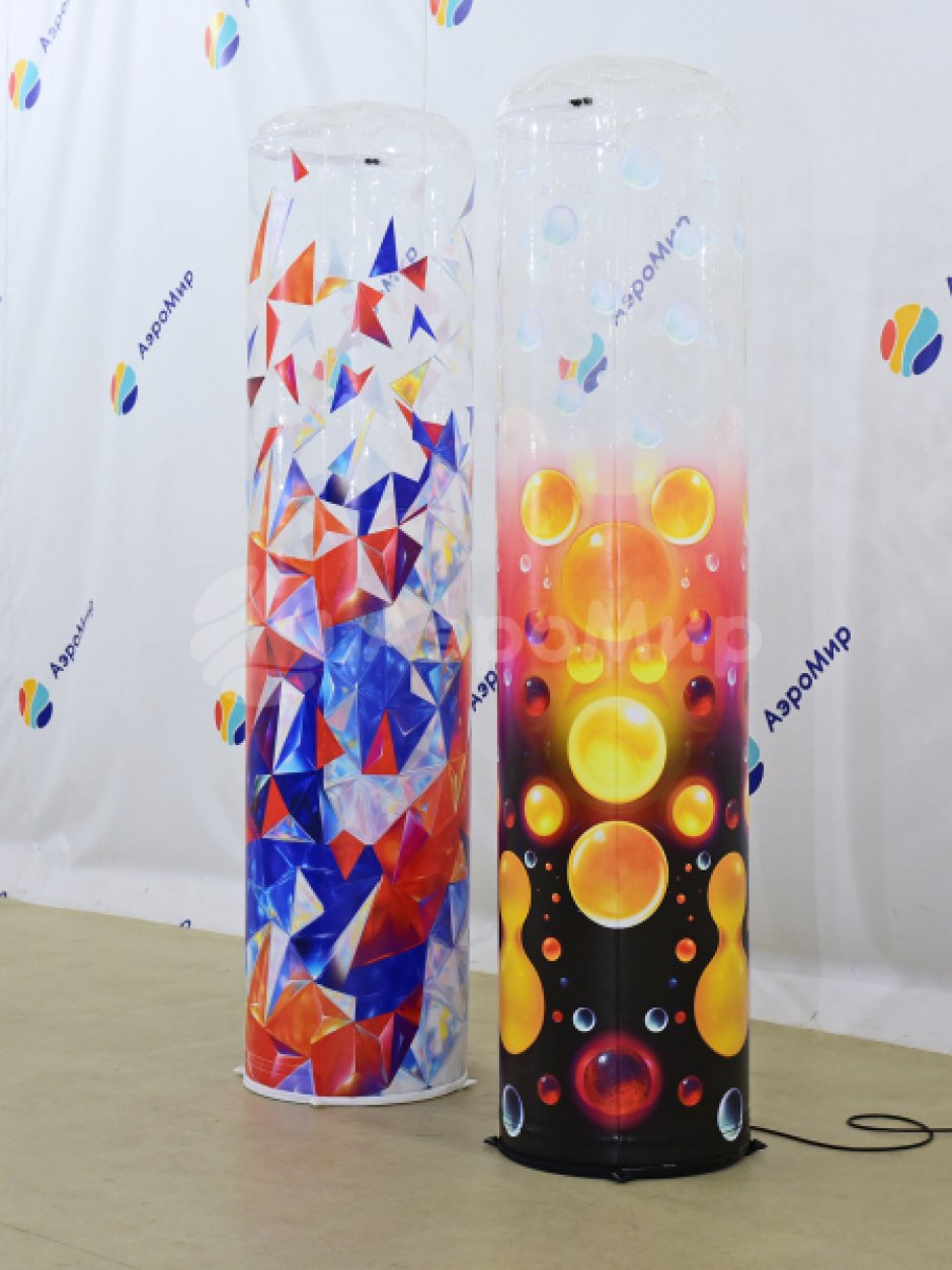 Прозрачная надувная колонна