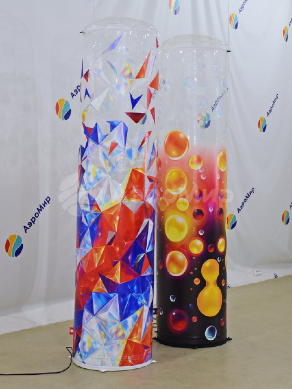 Прозрачная надувная колонна