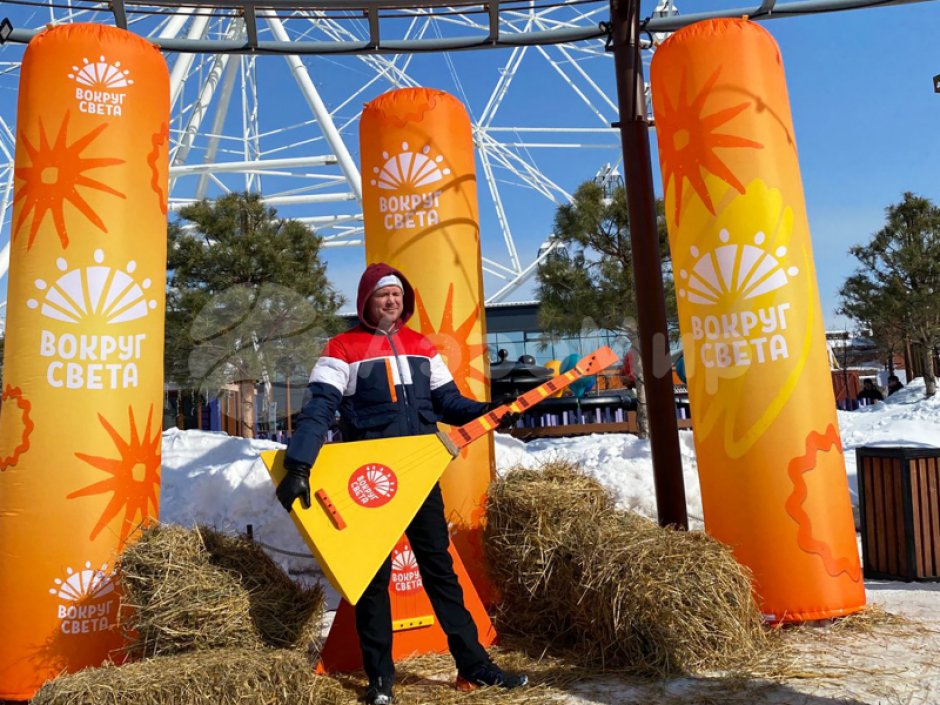 Надувная колонна — для рекламы и оформления мероприятий